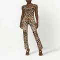 Dolce & Gabbana KIM DOLCE&GABBANA leopard-print corset top - Neutrals