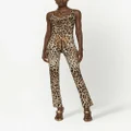 Dolce & Gabbana KIM DOLCE&GABBANA leopard-print flared trousers - Neutrals