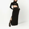 Dolce & Gabbana KIM DOLCE&GABBANA side-zip maxi skirt - Black
