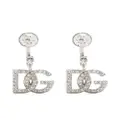 Dolce & Gabbana KIM DOLCE&GABBANA logo-pendant earrings - Silver