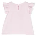 Monnalisa teddy bear-print T-shirt - Pink