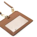 Michael Kors logo-detail leather cardholder - Brown