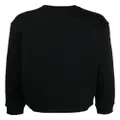 Ferrari logo-print crew-neck sweatshirt - Black