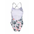 Emporio Armani floral-print swimsuit - White