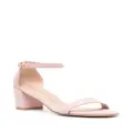 Stuart Weitzman open-toe 63mm suede sandals - Pink