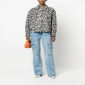 ISABEL MARANT Olanao leopard-print wool jacket - Black