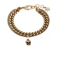 Alexander McQueen double chain bracelet - Gold
