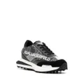 Karl Lagerfeld monogram-pattern low-top sneakers - Black