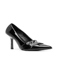 Karl Lagerfeld Sarabande Signature Logo Court pumps - Black
