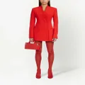 Ferragamo horizontal-design leather tote bag - Red