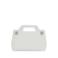 Ferragamo top-handle leather mini bag - White