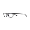 Montblanc logo-detail square frame glasses - Black