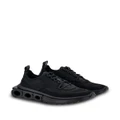 Ferragamo Gancini-plaque low-top sneakers - Black