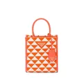 Prada Symbole embroidered mini bag - Orange