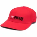 Diesel Corry-Div cotton baseball cap - Red