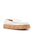 Tod's platform leather loafers - Neutrals