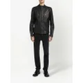 Giuseppe Zanotti zipped leather jacket - Black