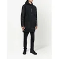 Giuseppe Zanotti Waylen hooded coat - Black