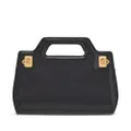 Ferragamo mini Wanda calf leather tote bag - Black