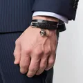 Alexander McQueen skull wrap bracelet - Black