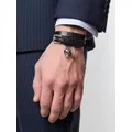 Alexander McQueen skull wrap bracelet - Black