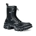 Balenciaga Bulldozer lace-up boots - Black