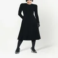 Balenciaga long-sleeve midi dress - Black