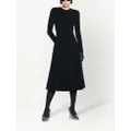 Balenciaga long-sleeve midi dress - Black