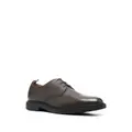 BOSS textured leather derby shoes - Brown