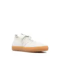 Tod's suede-panelled low-top sneakers - White
