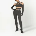 Dolce & Gabbana KIM DOLCE&GABBANA crossover-strap leggings - Black