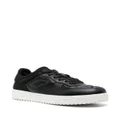 Emporio Armani quilted hybrid lace-up sneakers - Black