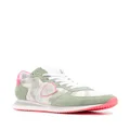 Philippe Model Paris camouflage-pattern suede sneakers - Green