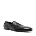 Officine Creative panel detail leather loafers - Black