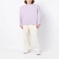 Simone Rocha long-sleeve cotton T-shirt - Purple