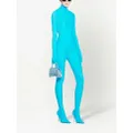 Balenciaga Hourglass crystal-embellished shoulder bag - Blue