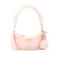 Prada Re-Edition shearling mini bag - Pink