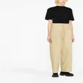 Moncler high-waist tapered trousers - Neutrals