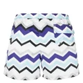 Missoni zigzag-print swim shorts - White