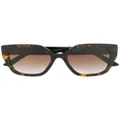 Prada Eyewear square frame sunglasses - Brown