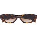 Prada Eyewear tortoiseshell-effect cat-eye frame sunglasses - Brown