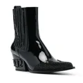 Philipp Plein crystal-embellished boots - Black