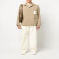 Mackintosh logo-print shirt jacket - Neutrals