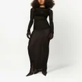 Dolce & Gabbana KIM DOLCE&GABBANA belted maxi skirt - Black