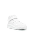 Versace high-top leather sneakers - White