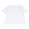 Moncler Enfant logo-print cotton T-shirt - White