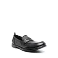 Officine Creative penny-slot leather loafers - Black