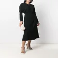 Victoria Beckham dolman-sleeve midi dress - Black