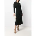 Victoria Beckham dolman-sleeve midi dress - Black