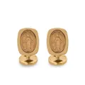 Dolce & Gabbana 18kt gold Devotion medallion cufflinks - Yellow
